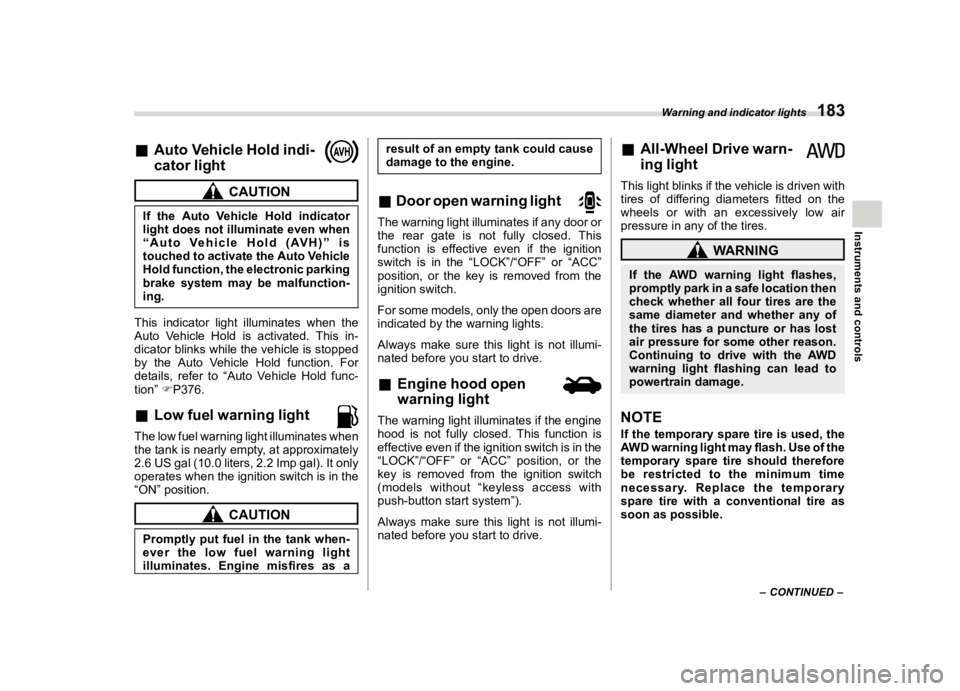 SUBARU ASCENT 2023  Owners Manual �������
