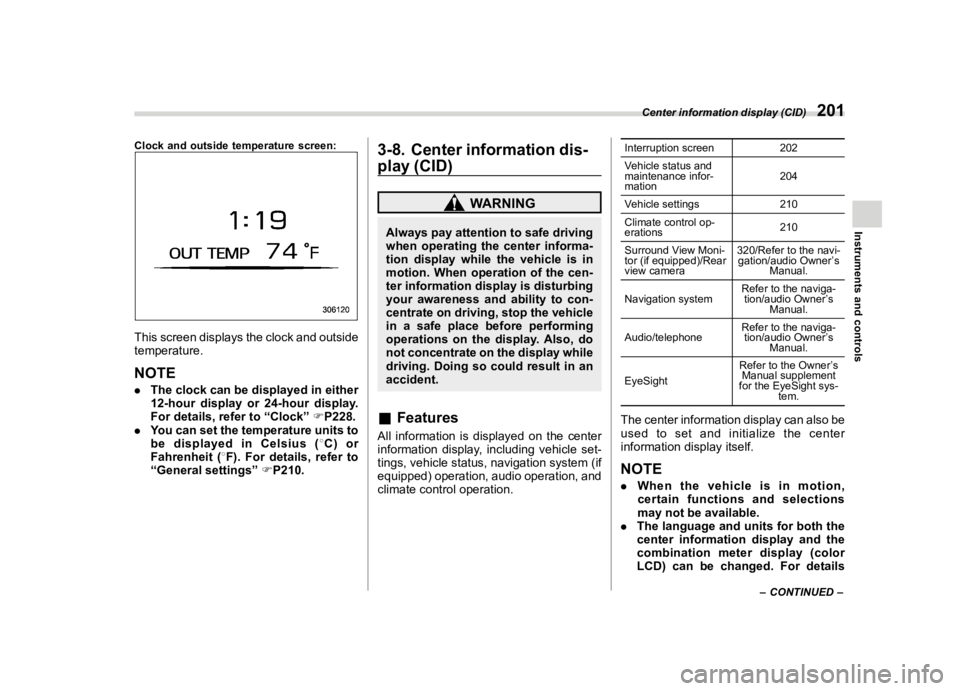 SUBARU ASCENT 2023  Owners Manual �������

