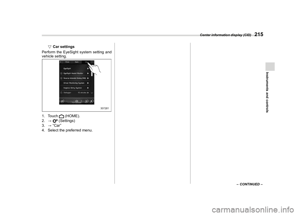 SUBARU ASCENT 2023  Owners Manual �������
