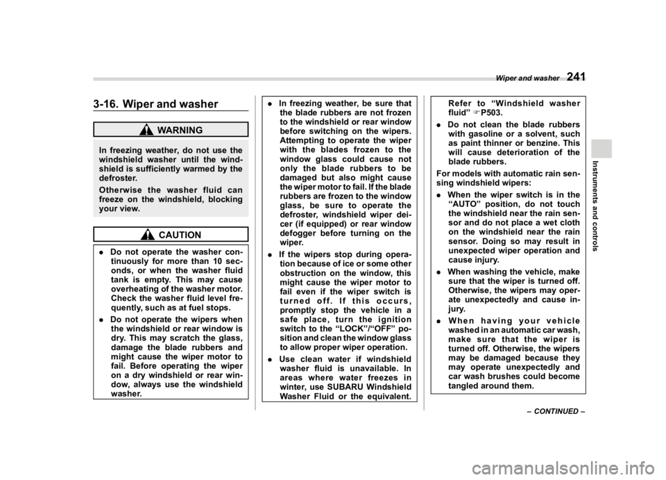 SUBARU ASCENT 2023  Owners Manual �������

