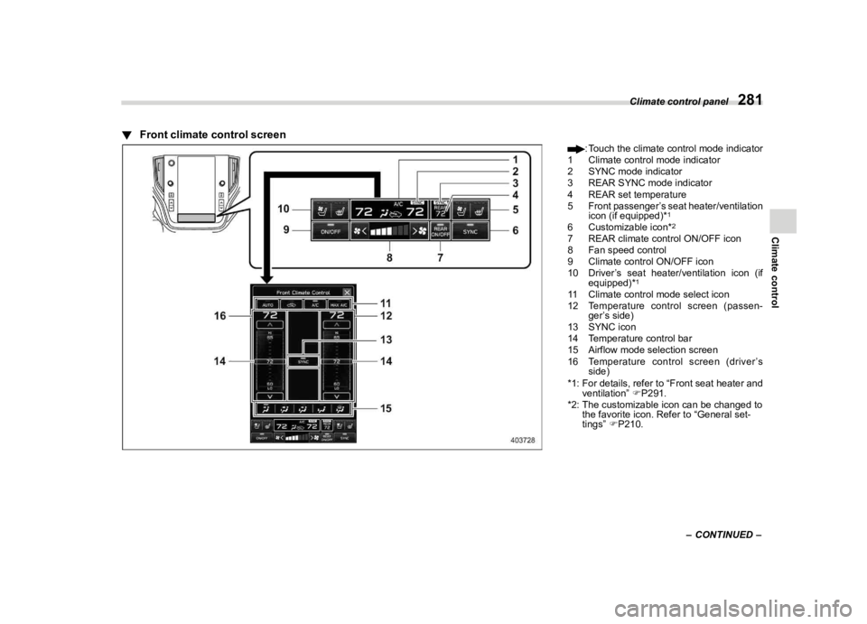 SUBARU ASCENT 2023  Owners Manual �������

