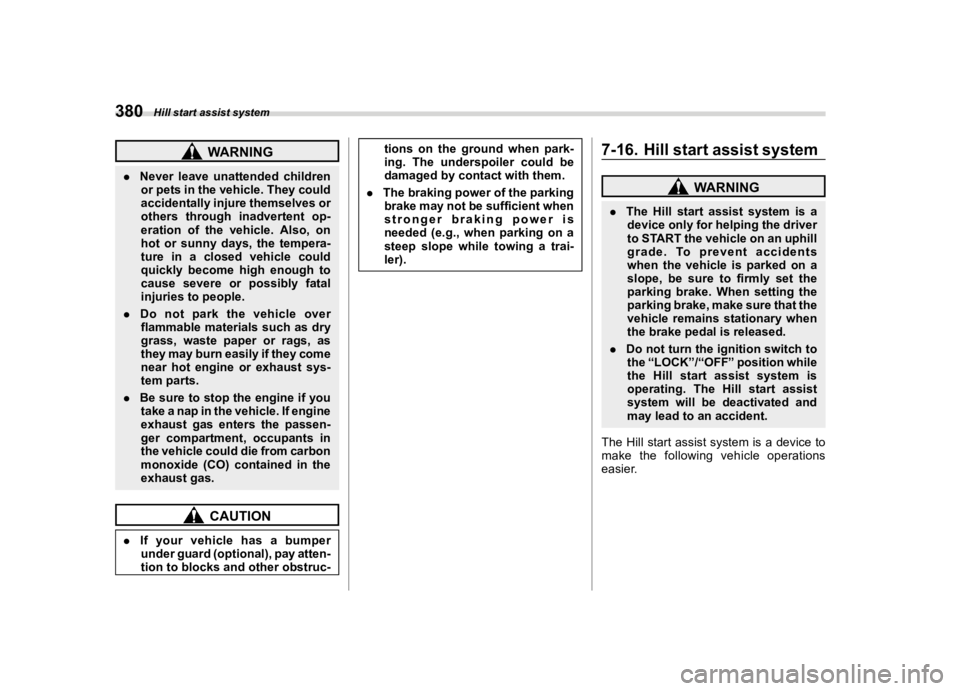 SUBARU ASCENT 2023  Owners Manual �������
