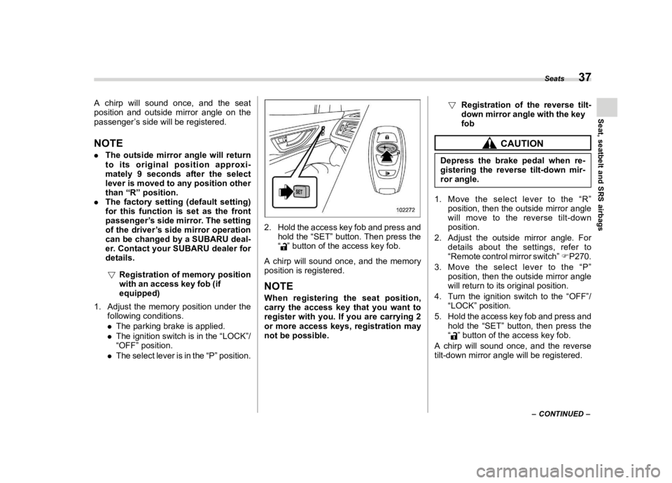 SUBARU ASCENT 2023 Service Manual ������
