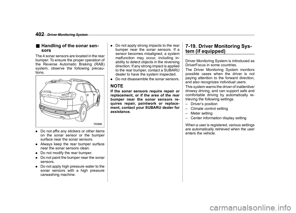 SUBARU ASCENT 2023  Owners Manual �������

