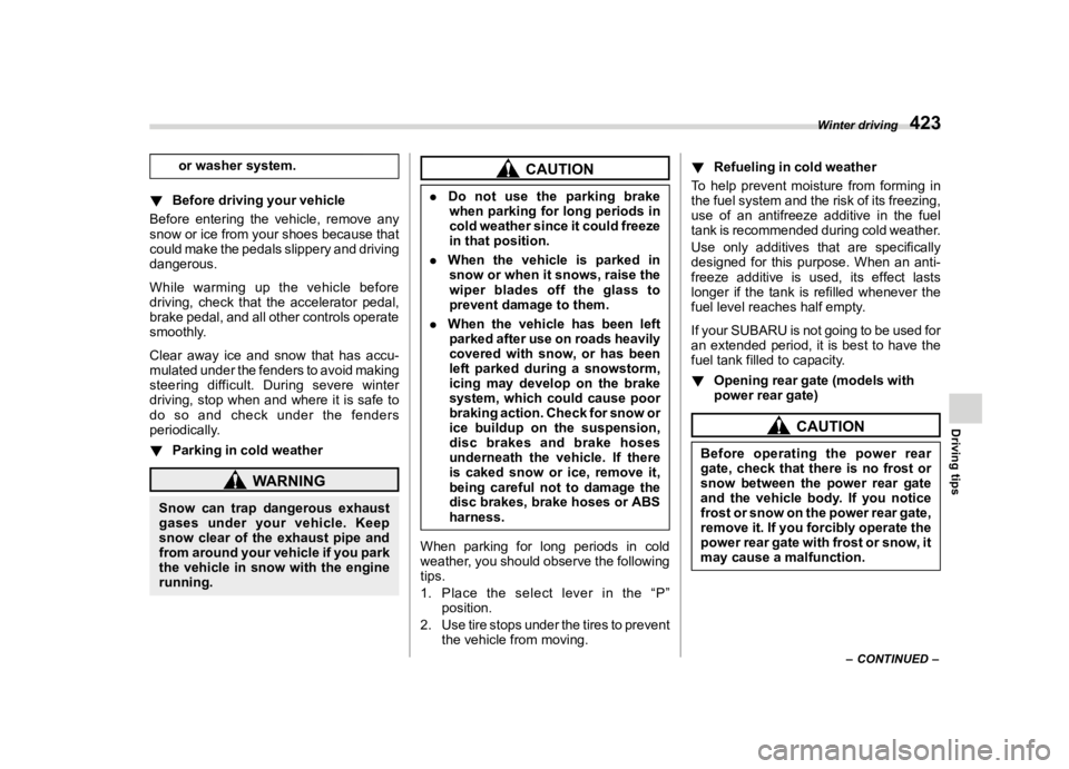 SUBARU ASCENT 2023  Owners Manual �������
