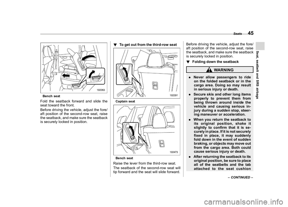 SUBARU ASCENT 2023 Service Manual ������
