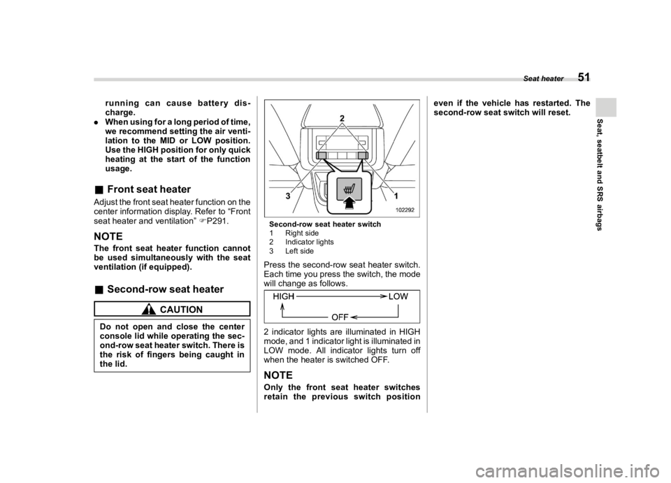 SUBARU ASCENT 2023 Workshop Manual ������
