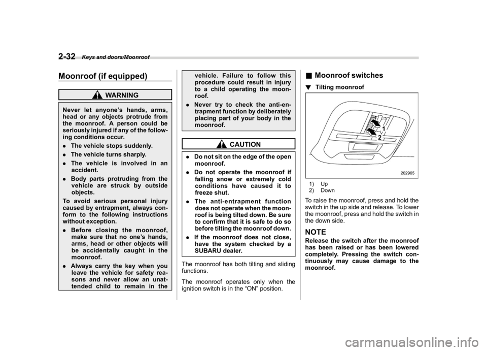 SUBARU CROSSTREK 2023  Owners Manual �������
