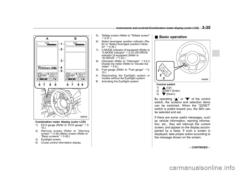SUBARU CROSSTREK 2023  Owners Manual �������
