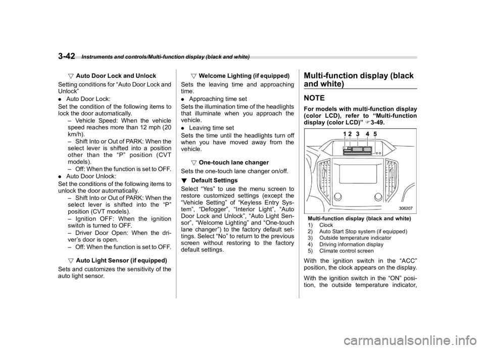 SUBARU CROSSTREK 2023  Owners Manual �������
