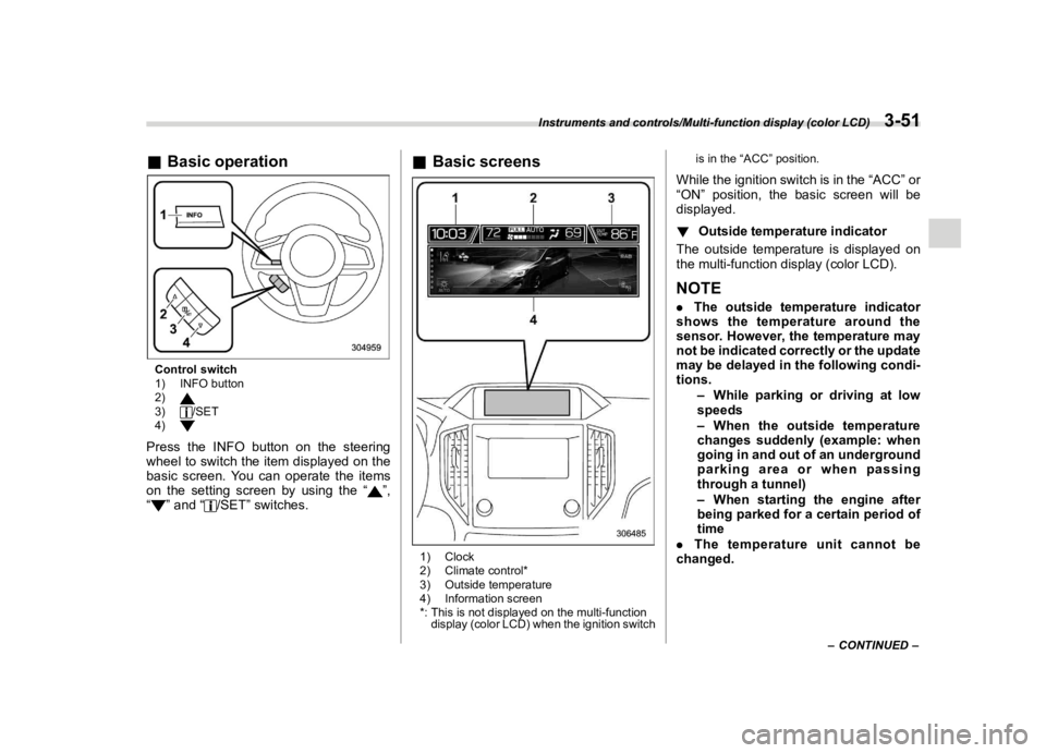SUBARU CROSSTREK 2023  Owners Manual �������
