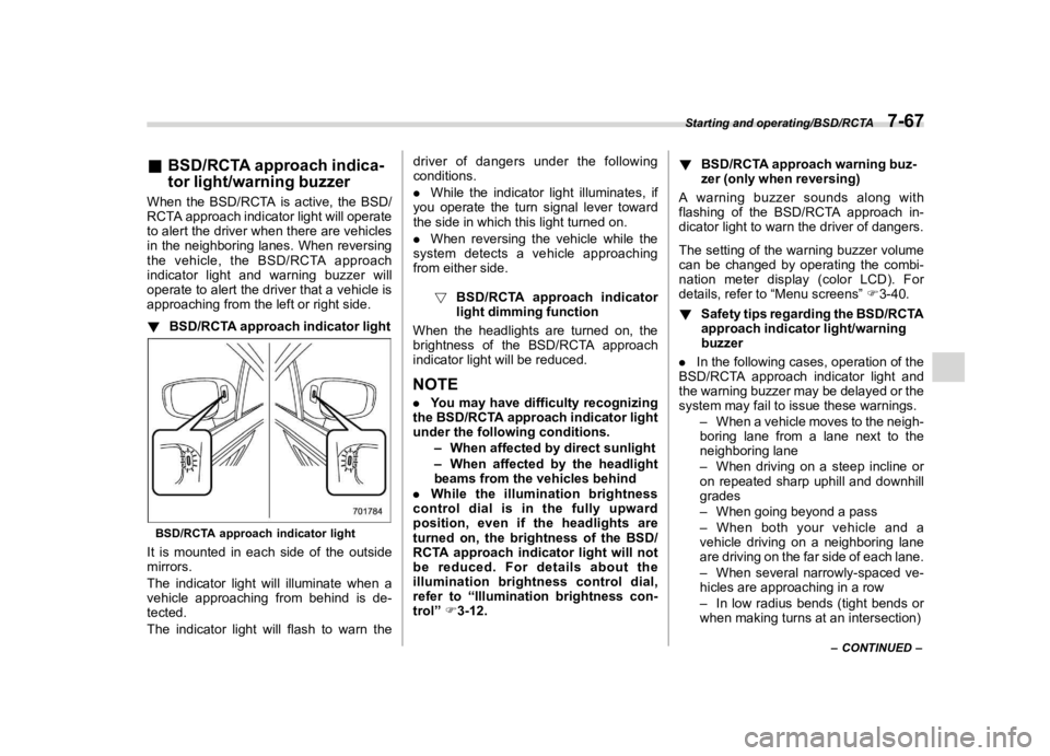 SUBARU CROSSTREK 2023  Owners Manual �������
