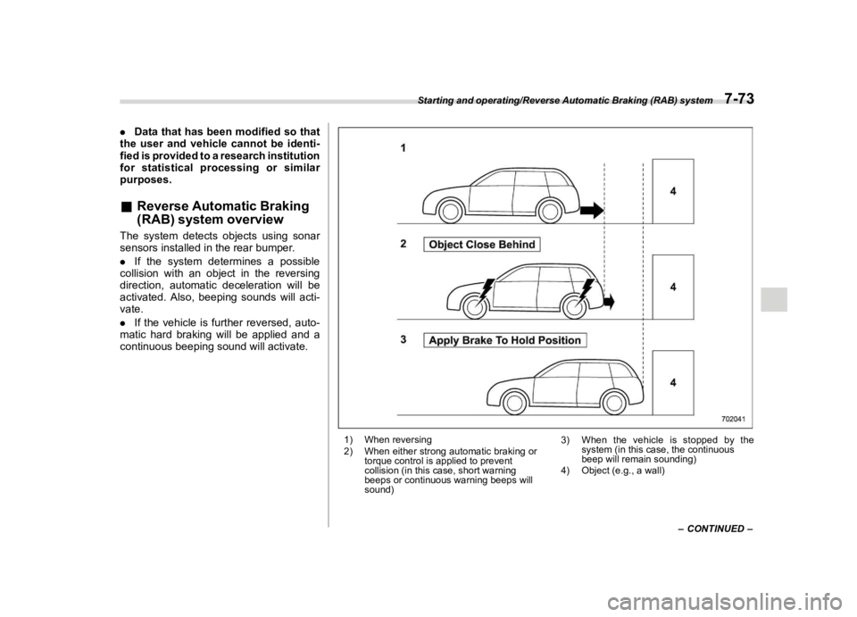 SUBARU CROSSTREK 2023  Owners Manual �������
