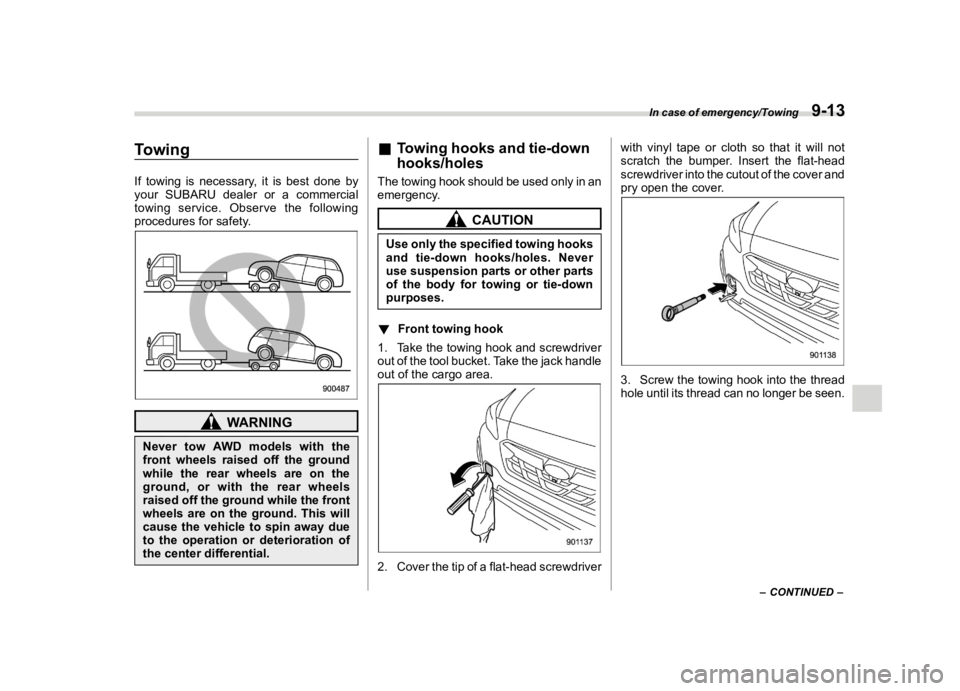 SUBARU CROSSTREK 2023  Owners Manual �������
