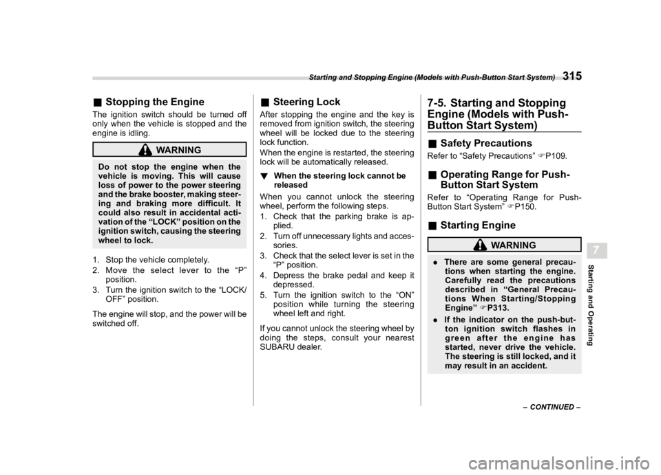 SUBARU CROSSTREK 2024 Owners Manual (560 Pages), Page 330