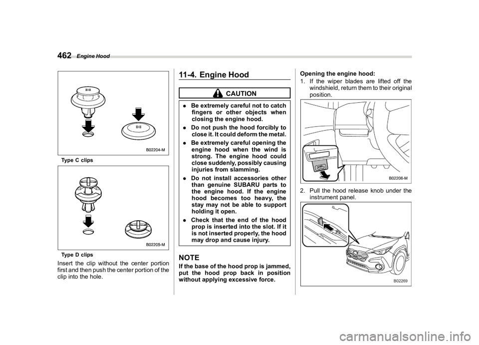 SUBARU CROSSTREK 2024 Owners Manual (560 Pages), Page 470