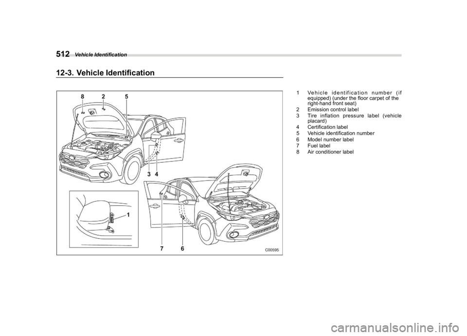 SUBARU CROSSTREK 2024  Owners Manual �������
