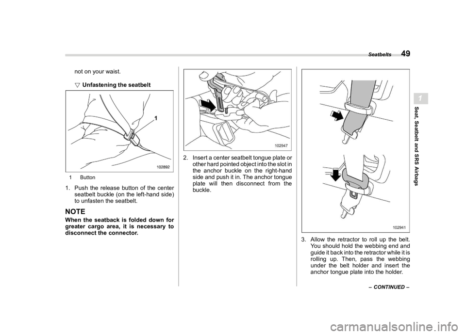 SUBARU CROSSTREK 2024 Workshop Manual ������
