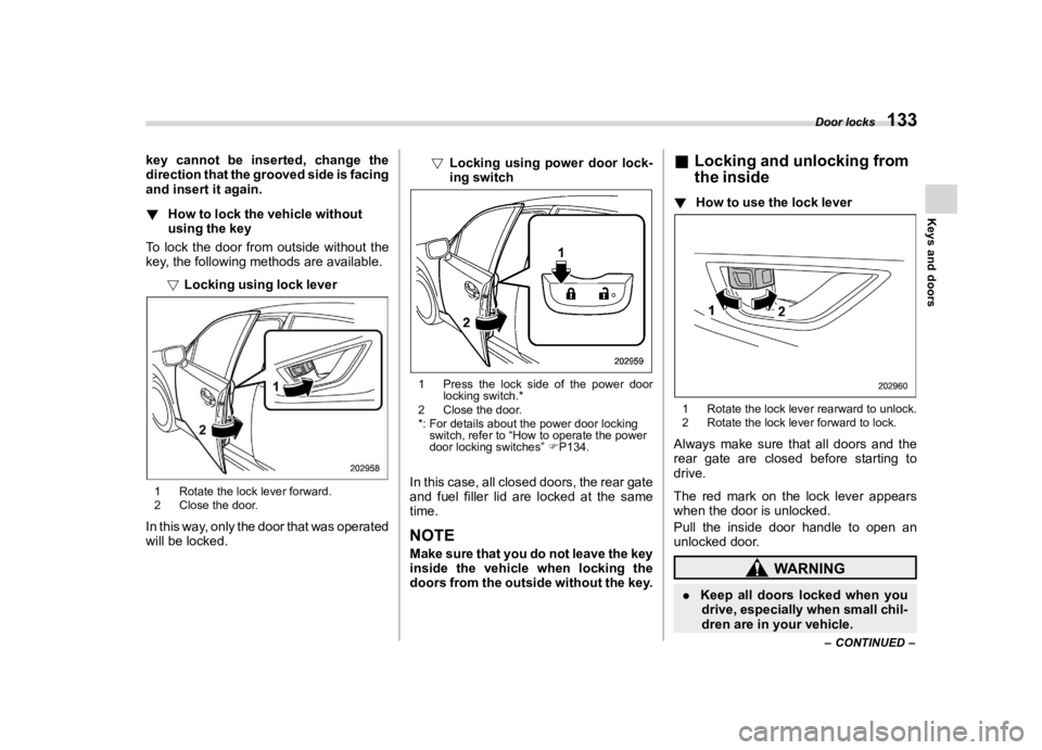 SUBARU FORESTER 2023  Owners Manual �������
