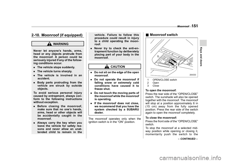 SUBARU FORESTER 2023  Owners Manual �������
