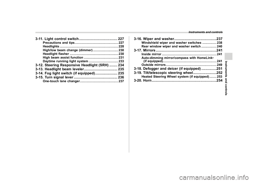 SUBARU FORESTER 2023  Owners Manual �������
