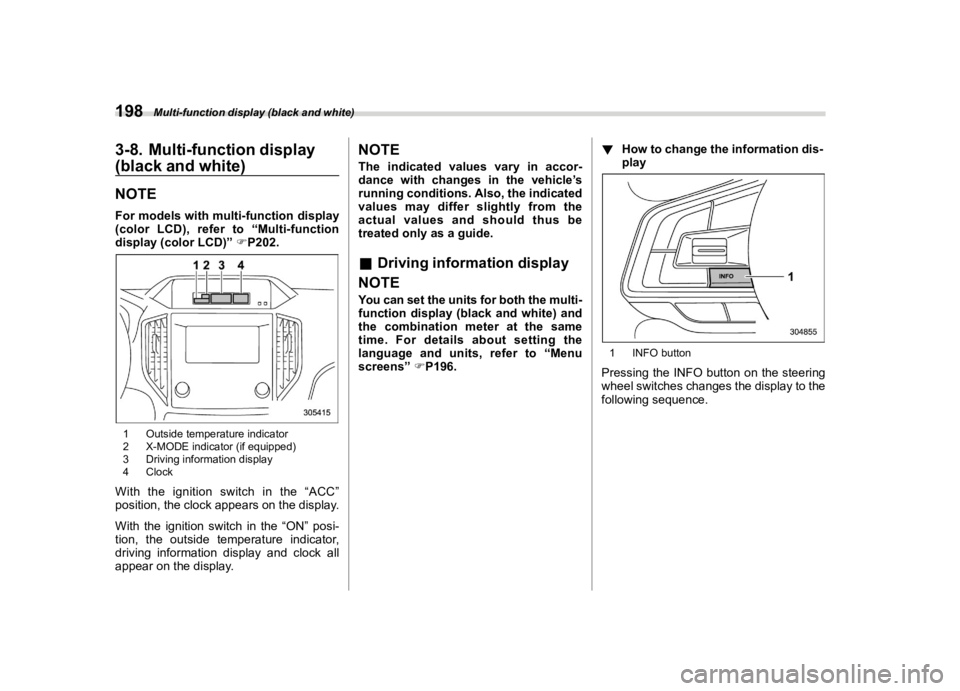 SUBARU FORESTER 2023  Owners Manual �������
