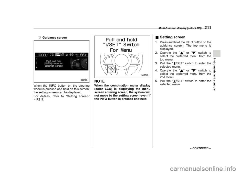 SUBARU FORESTER 2023  Owners Manual �������
