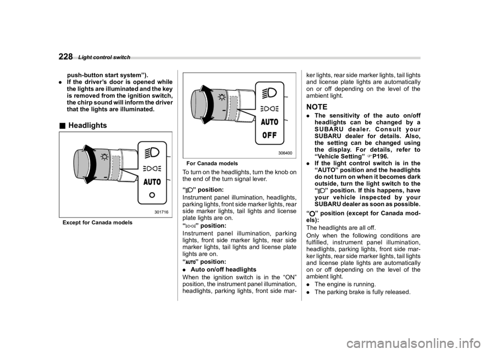 SUBARU FORESTER 2023  Owners Manual �������
