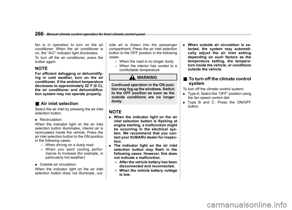 SUBARU FORESTER 2023  Owners Manual �������
