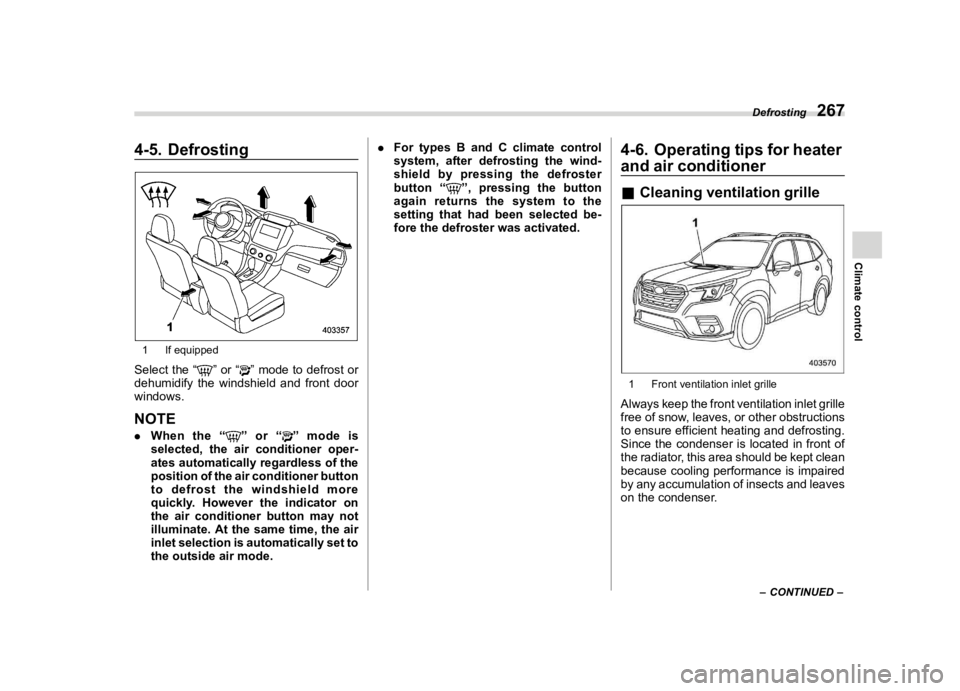SUBARU FORESTER 2023  Owners Manual �������
