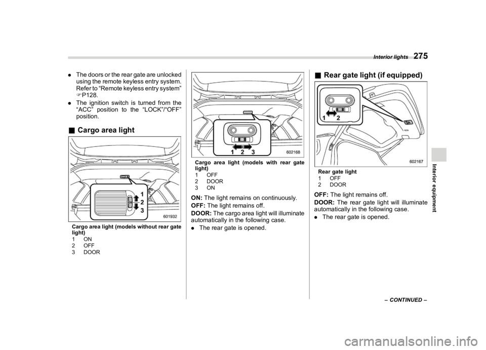 SUBARU FORESTER 2023  Owners Manual �������
