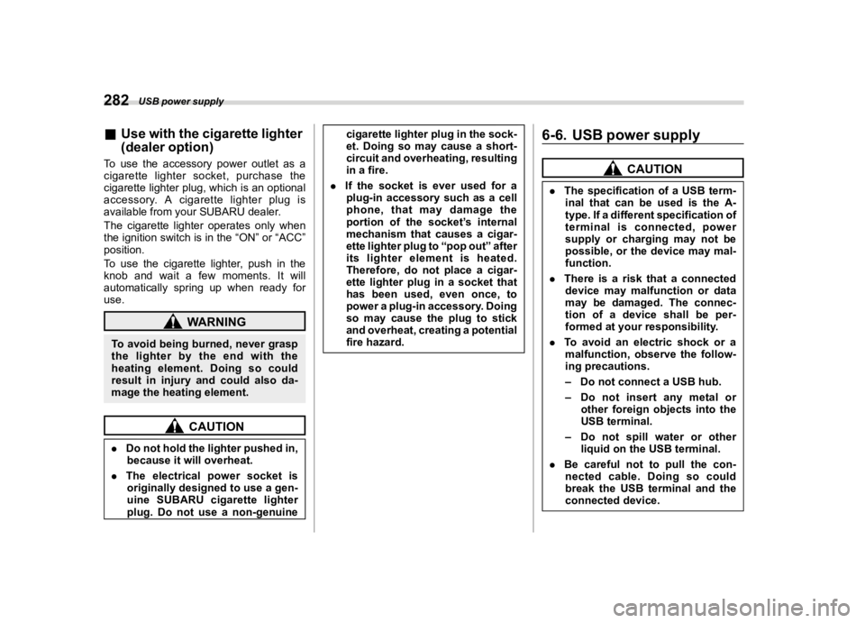SUBARU FORESTER 2023  Owners Manual �������
