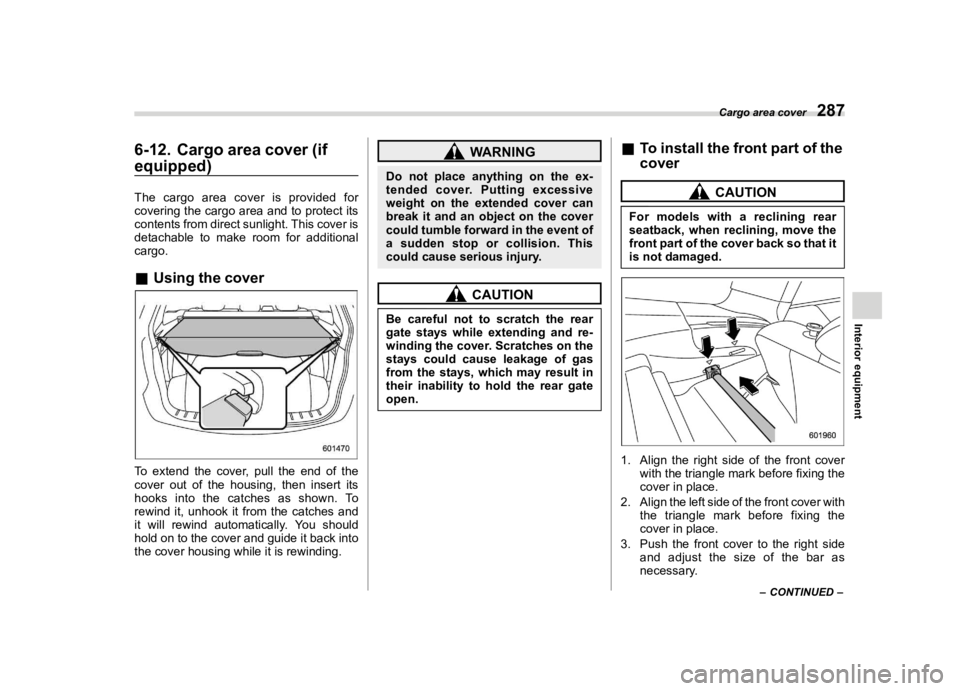 SUBARU FORESTER 2023  Owners Manual �������
