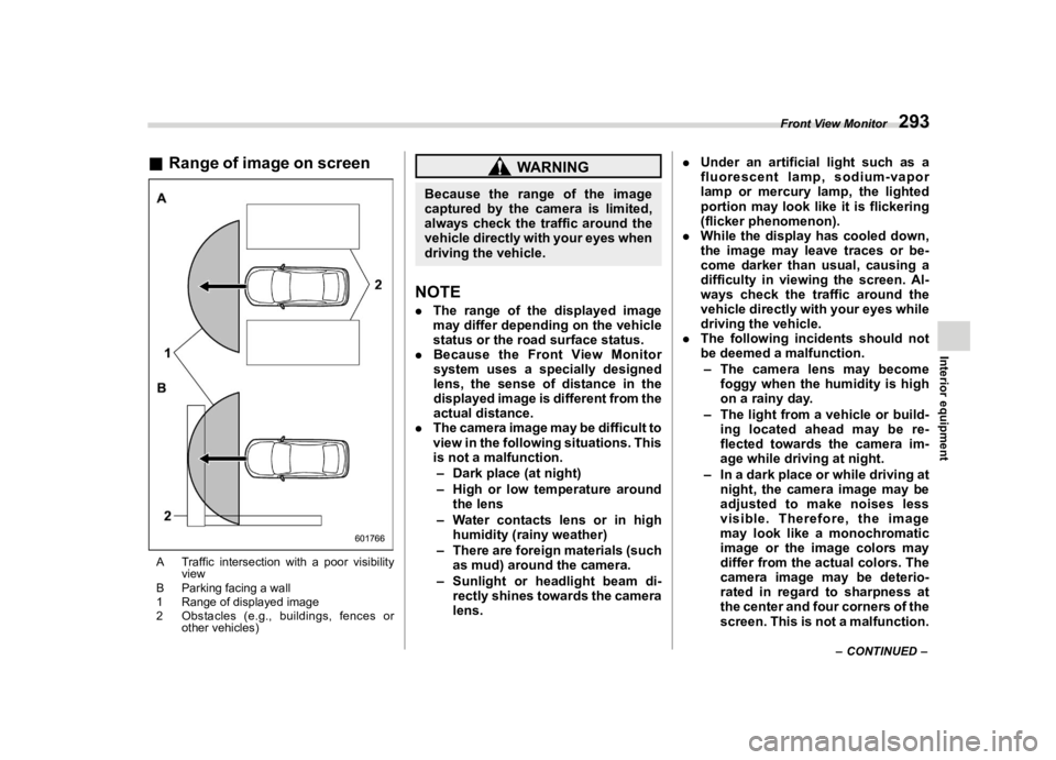 SUBARU FORESTER 2023  Owners Manual �������
