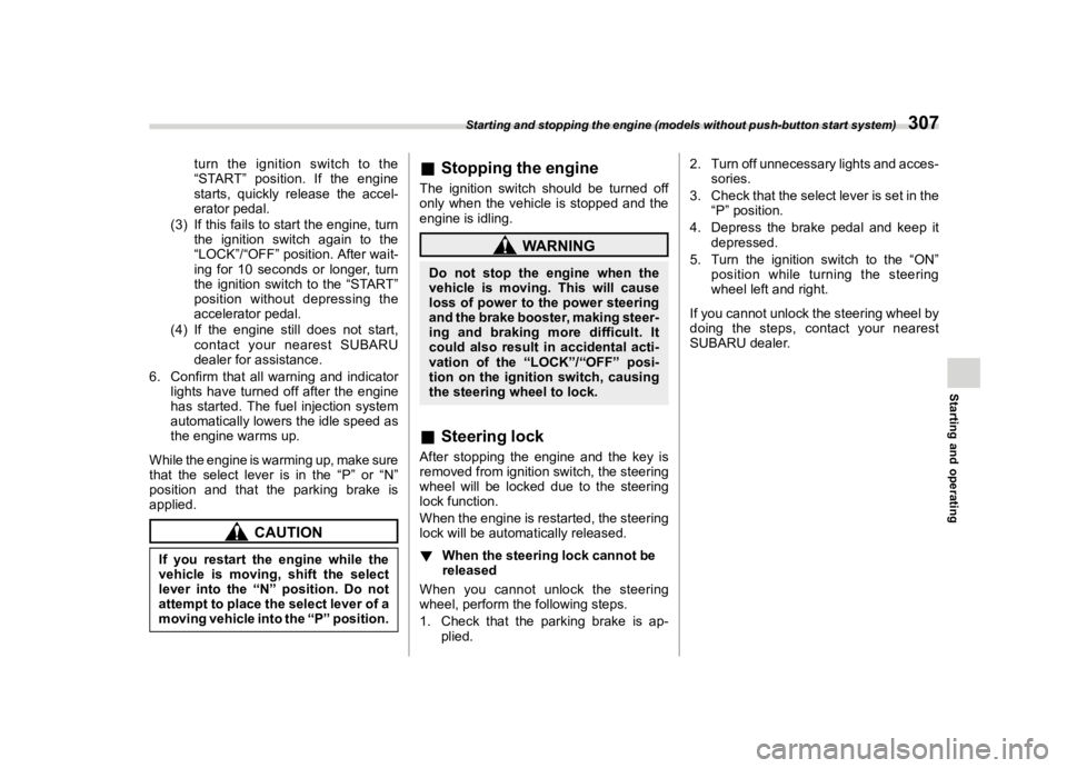 SUBARU FORESTER 2023  Owners Manual �������
