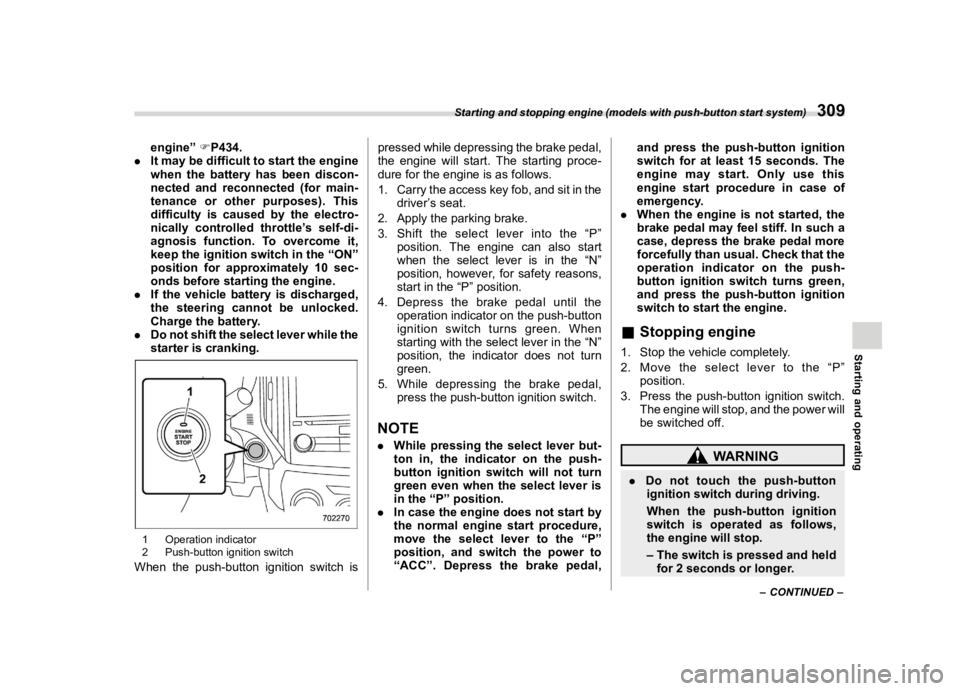 SUBARU FORESTER 2023  Owners Manual �������

