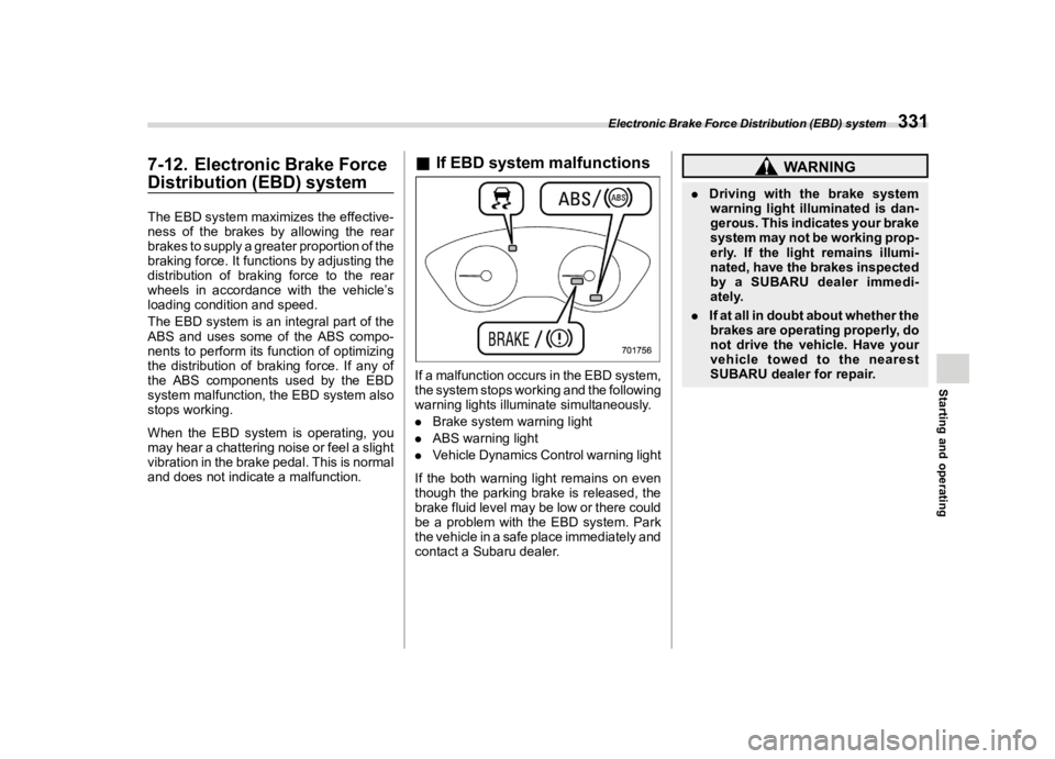 SUBARU FORESTER 2023  Owners Manual �������

