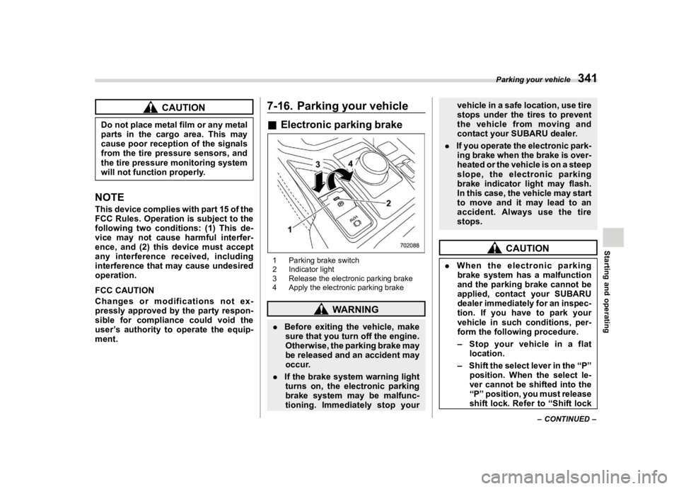 SUBARU FORESTER 2023  Owners Manual �������
