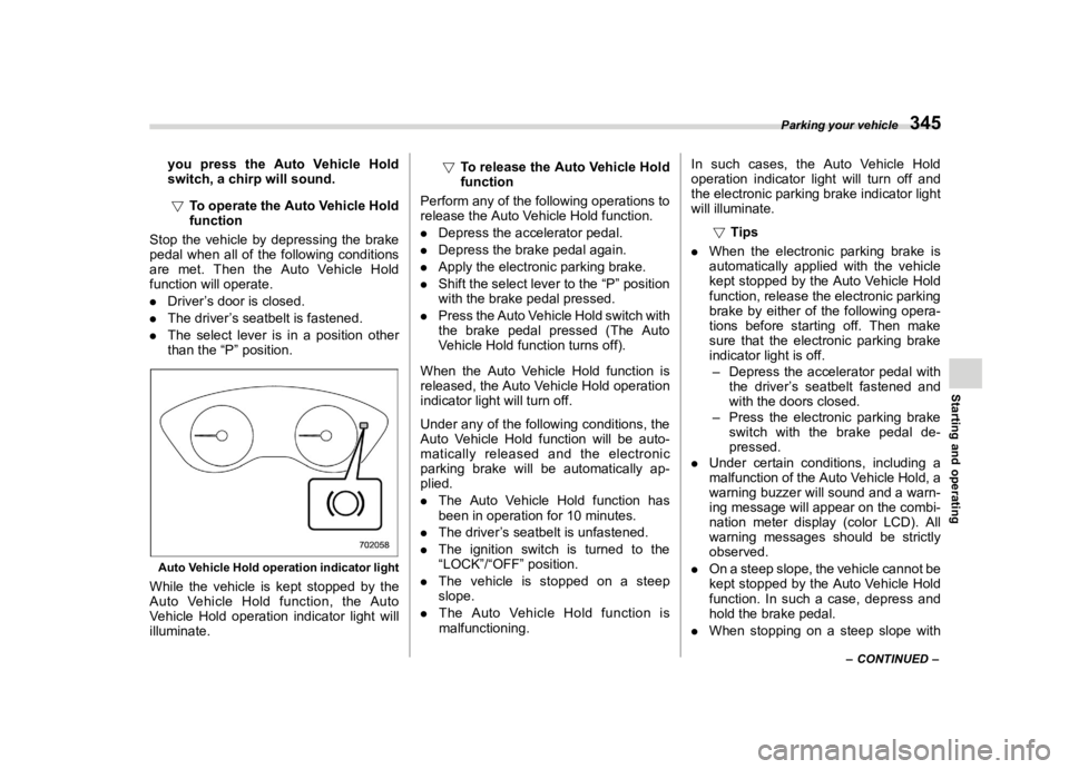 SUBARU FORESTER 2023  Owners Manual �������
