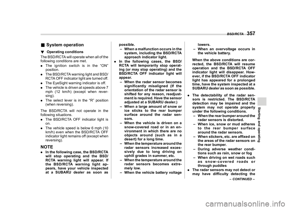 SUBARU FORESTER 2023  Owners Manual �������
