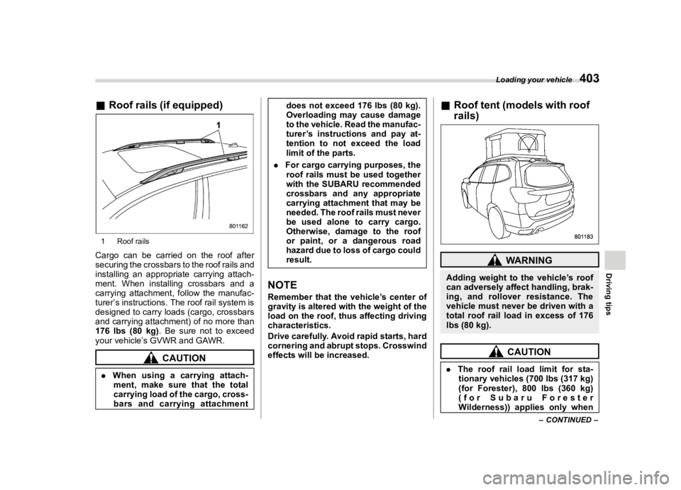 SUBARU FORESTER 2023  Owners Manual �������
