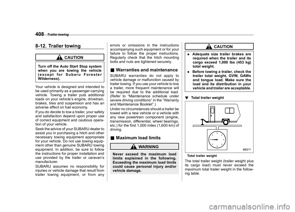 SUBARU FORESTER 2023  Owners Manual �������
