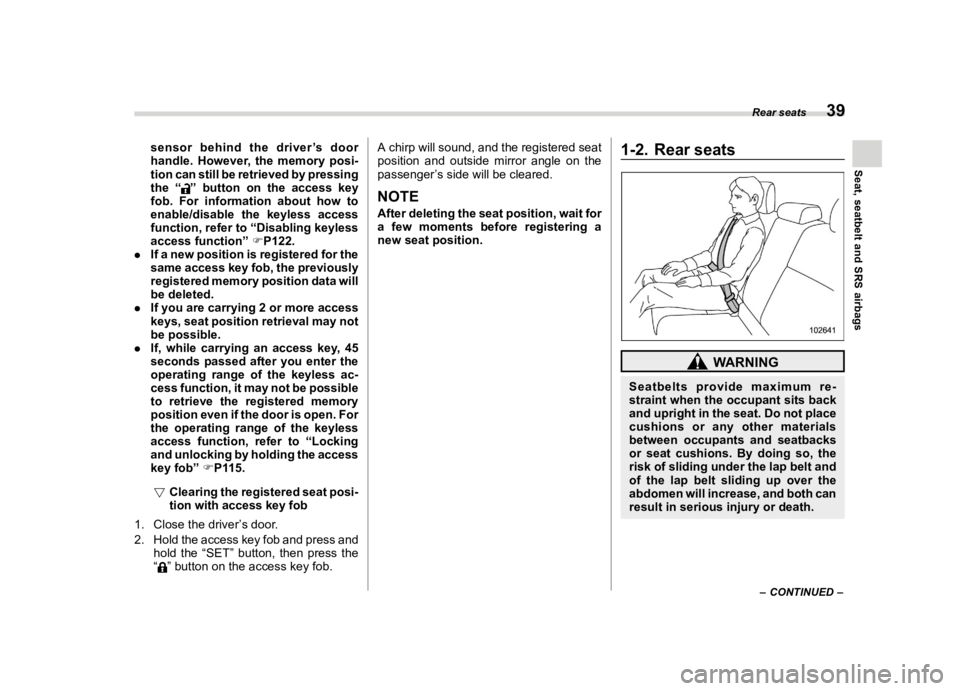 SUBARU FORESTER 2023 Service Manual ������
