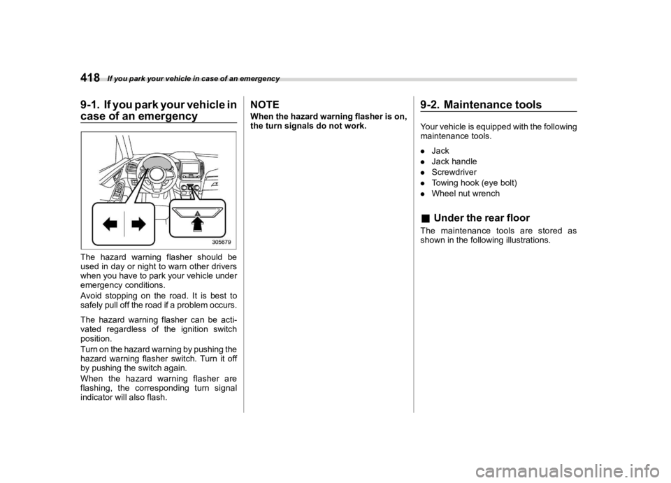 SUBARU FORESTER 2023  Owners Manual �������
