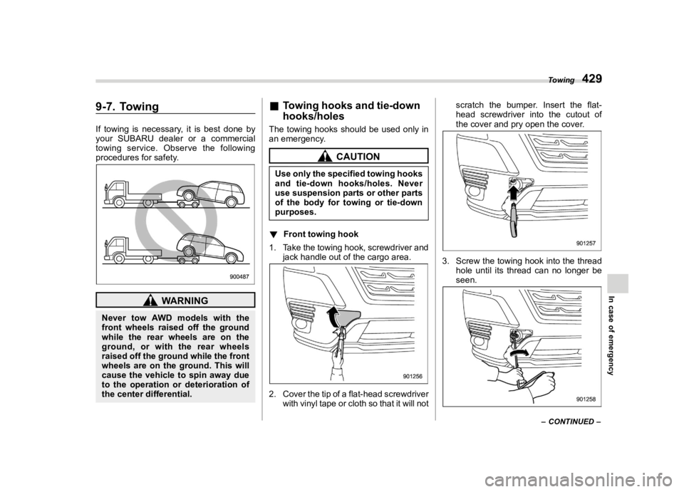 SUBARU FORESTER 2023  Owners Manual �������
