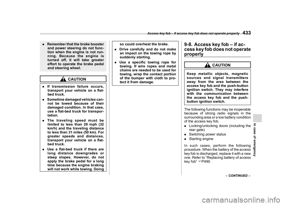 SUBARU FORESTER 2023  Owners Manual �������
