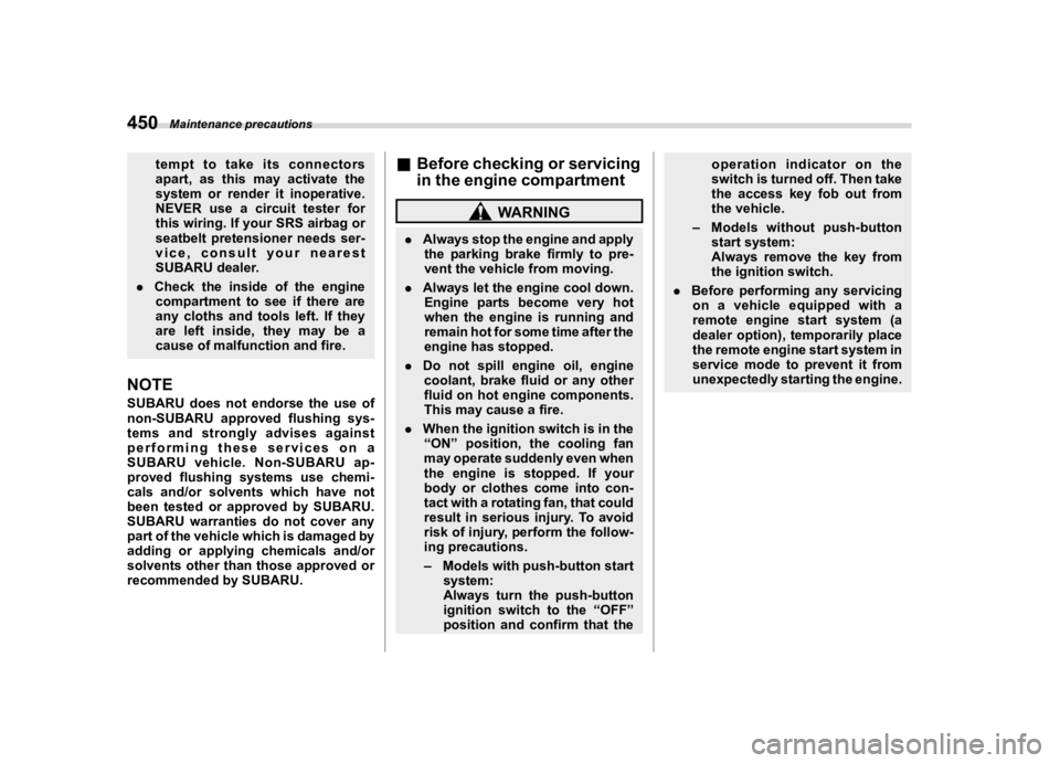 SUBARU FORESTER 2023  Owners Manual �������
