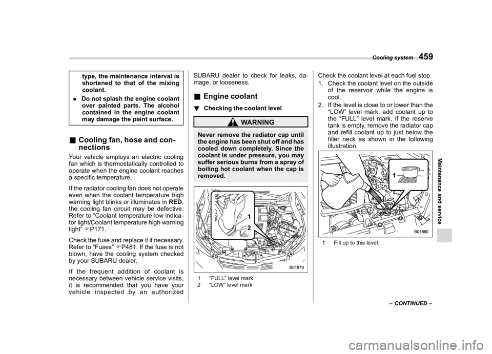 SUBARU FORESTER 2023  Owners Manual �������
