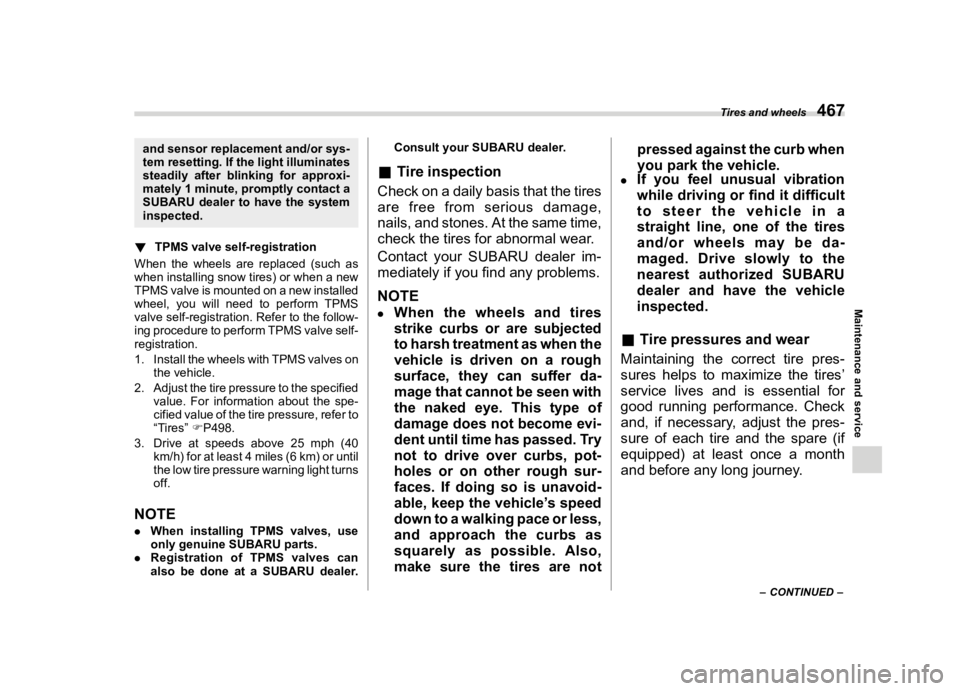 SUBARU FORESTER 2023  Owners Manual �������
