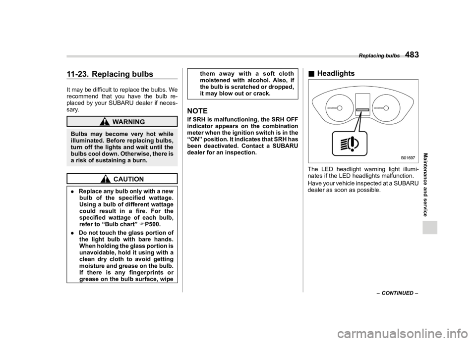 SUBARU FORESTER 2023  Owners Manual �������

